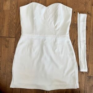 Lilly Pulitzer Strapless White Mini Dress Romper